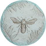 Alpine 10 In. Dia. Cement Imprinted Insect Stepping Stone WQA1318ABB Pack of 6 879982