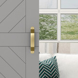National Hardware 10 In. Brushed Gold Charleston Interior Barn Door Pull