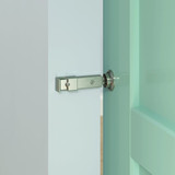 National Hardware Satin Nickel Barn Door Lock