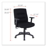 CHAIR,PETITE,MLDFM,FAB,BK