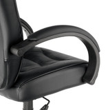 Alera® CHAIR,HIBACK, LEATHER, BK ALESR41LS10B USS-ALESR41LS10B