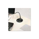 HON® Ac Power Hub, 3" Diameter, Black HGRMTAC.X