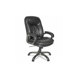 OIF CHAIR,LEATHER,HB,EXEC,BK OIFGM4119
