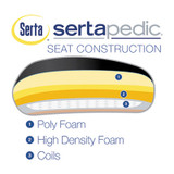 SertaPedic® CHAIR,SERTA,BK 48967A USS-SRJ48967A