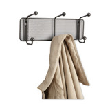 RACK,WALL,3 HOOKS,BK