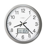 Howard Miller® CLOCK,WALL,LCD DAY/DTE,GY 625-195