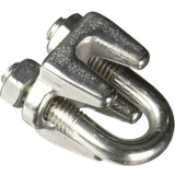 Campbell 3/16 In. Polished Stainless Steel Cable Clip T7633003