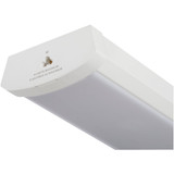 4 Ft. LED Linkable Wraparound Ceiling Light Fixture, 4000 Lm.