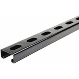 Sim Supply Strut Channel,Steel,Overall L 4ft  FS-500SS FBK 48.00