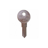 Kaba Ilco Key Blank,Brass,1676-BAU3,PK10 1676-BAU3