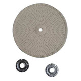 Sim Supply Buffing Wheel,Spiral Sewn,8 In Dia.  12U085