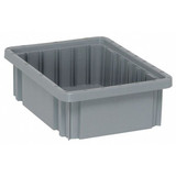 Quantum Storage Systems Divider Box,Gray,Polypropylene,12 DG91035GY