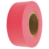 Sim Supply Flagging Tape,  Red, 150 ft L, 1 3/16 in 1EC20A