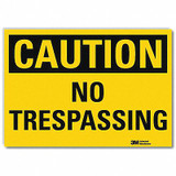 Lyle Safety Sign,5inx7in,Reflective Sheeting U4-1554-RD_7X5