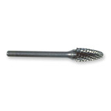 Widia Carbide Bur,Round Nose Tree,3/8",Dbl Ct M41385