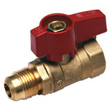 Sim Supply Gas Ball Valve,Brass,1/2 x 3/8" Flare  G-CBV-5038F