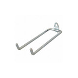 Sim Supply Double Rod Pegboard Hook,8 1/2 in L,PK5  5TPD8