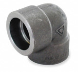 Sim Supply 90 Elbow, Forged Steel, 3/4 in, Socket  1MNL5