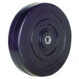 Sim Supply Solid RBBR Wheel,5",300 lb.  1NWT9