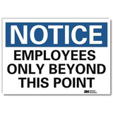 Lyle Notice Sign,10inx14in,Reflctv Sheeting U5-1193-RD_14X10