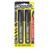Sharpie Permanent Marker Set,Black,Capped,PK2 2018330