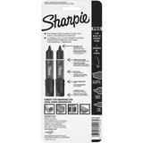 Sharpie Permanent Marker Set,Black,Capped,PK2 2018330