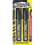 Sharpie Permanent Marker Set,Black,Capped,PK2 2018330