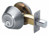 Master Lock Deadbolt,Satin Nickel,Single Cylinder  DS0615KA