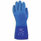 Ansell Gloves,Blue,Rough,10 in. L,Size 8,PR 23-200