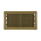 Manufacturer Varies Floor Register,6x12",Brown 4MJE7