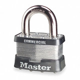 Master Lock Keyed Padlock, 15/16 in,Rectangle,Silver 5