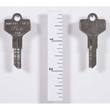 Kaba Ilco Key Blank, DE2,Brass, PK10 D1098B-DE2