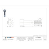 Armor Coat SHCS,Steel,3/8"-16,2in L,PK25 UST235960