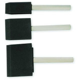 Sim Supply Foam Brush Set,1"; 2"; 3",Foam,Foam,Soft  1XRK4