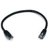 Monoprice Patch Cord,Cat 5e,Booted,Black,1.0 ft. 2125