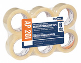 Shurtape Packaging Tape,Acrylic,PK6  AP 201