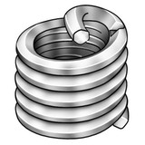 Sim Supply Helical Insert,SS,1/4-28,0.375 In L,Pk10  3534-1/4X1.5D