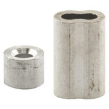 Primeline Tools Ferrule and Stop, Aluminum, 1/4 in, PR GD 12154