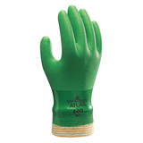 Showa Coated Gloves,Green,M,PR 600M-08