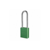 American Lock Lockout Padlock,KD,Green,1-7/8"H A1107GRN