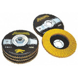 Arc Abrasives Flap Disc, 4 1/2 in Dia, 5/8 in Arbor 71-10815AF