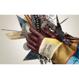 Ansell Cut Resistant Gloves,Maroon,M,PR 28-507