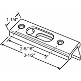 Sim Supply Tilt Slide Latch,Tilt Window,3-1/2" L  85-533-1