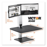Victor® WORKSTATION,SIT-STND,BKSV DC450 USS-VCTDC450