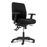 HON® CHAIR,MID BACK,TASK,BK HVL282.A2.VA10.T