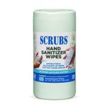 SCRUBS® WIPES,HAND,SANI,WHT/LBE 90985