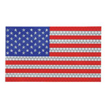 Oralite American Flag Decal,Reflect,6.5x3.75 In 18376