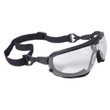 Radians® Dagger™ Foam Lined Safety Goggles, Black Frame, Clear Lens,  12/Pkg