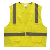 TruForce™ Surveyor's Safety Vest, 3X-Large, Lime, 1/Each