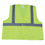 TruForce™ Solid Mesh Safety Vest, 3X-Large, Lime, 1/Each